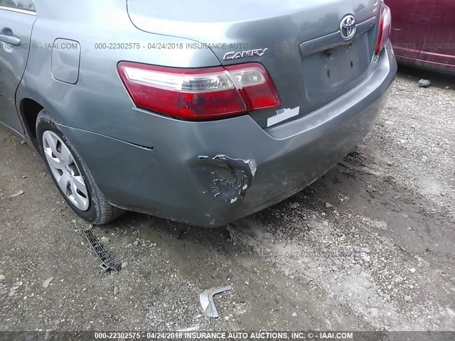 4T1BE46K47U634596 - 2007 TOYOTA CAMRY NEW GENERAT CE/LE/XLE/SE TURQUOISE photo 6