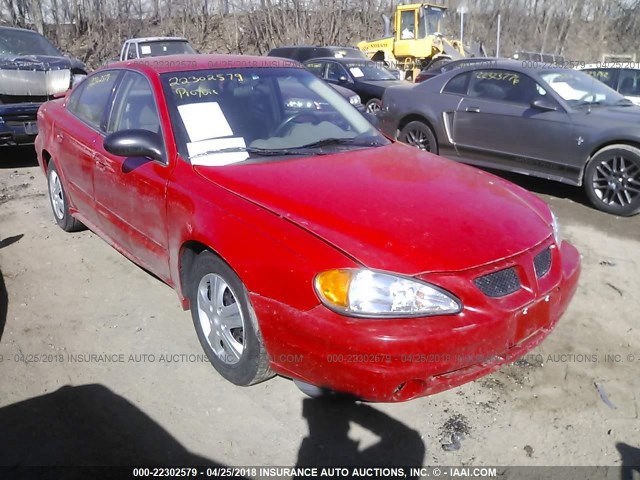 1G2NF52F84M563724 - 2004 PONTIAC GRAND AM SE1 RED photo 1