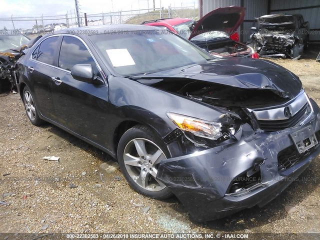 JH4CU2F67DC005370 - 2013 ACURA TSX TECH GRAY photo 1