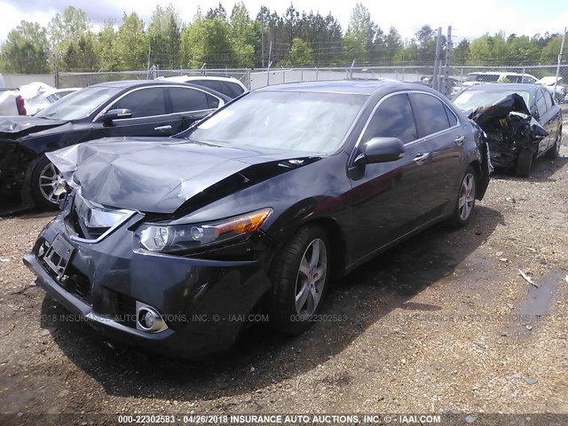 JH4CU2F67DC005370 - 2013 ACURA TSX TECH GRAY photo 2