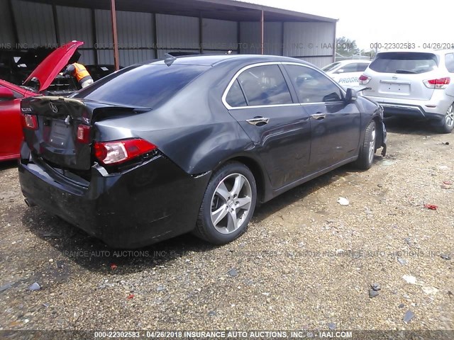 JH4CU2F67DC005370 - 2013 ACURA TSX TECH GRAY photo 4