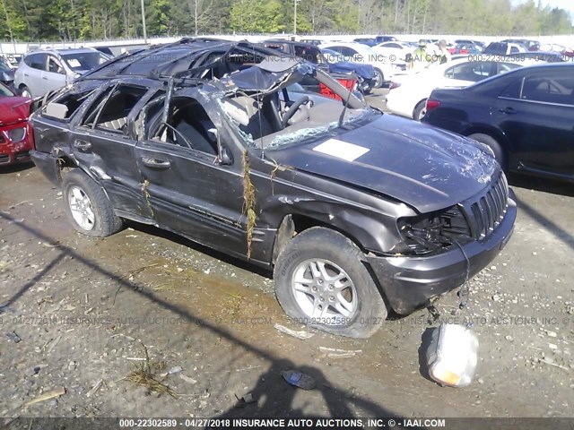 1J4G258NXYC283551 - 2000 JEEP GRAND CHEROKEE LIMITED GRAY photo 1