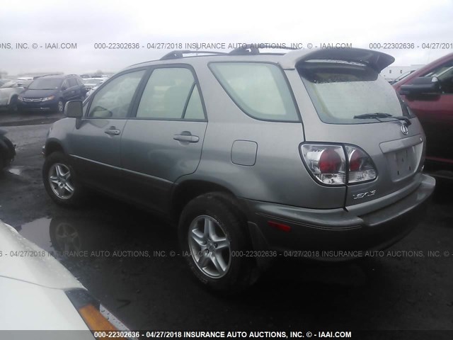 JTJHF10U820288988 - 2002 LEXUS RX 300 GRAY photo 3