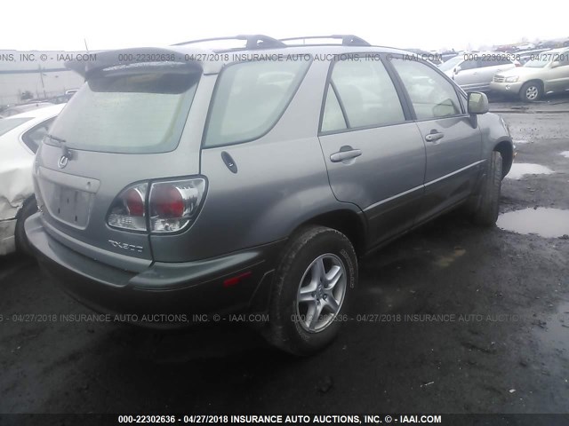 JTJHF10U820288988 - 2002 LEXUS RX 300 GRAY photo 4