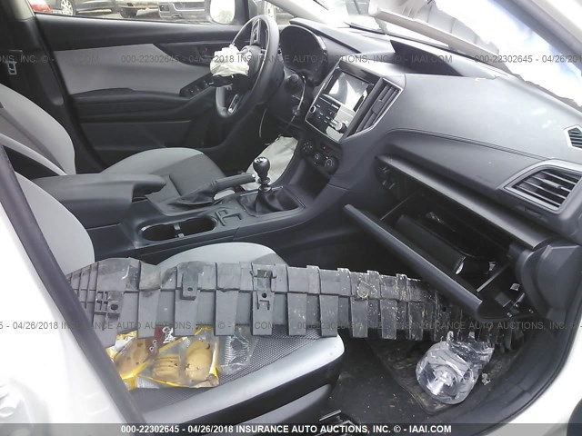 JF2GTAAC8JG238208 - 2018 SUBARU CROSSTREK WHITE photo 5