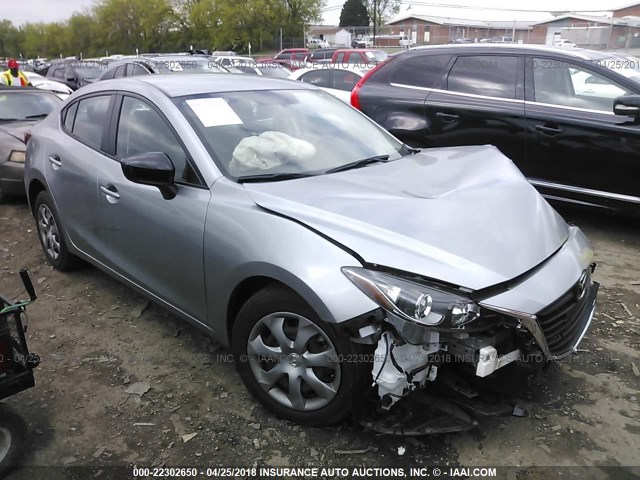 JM1BM1T75F1267617 - 2015 MAZDA 3 SV GRAY photo 1