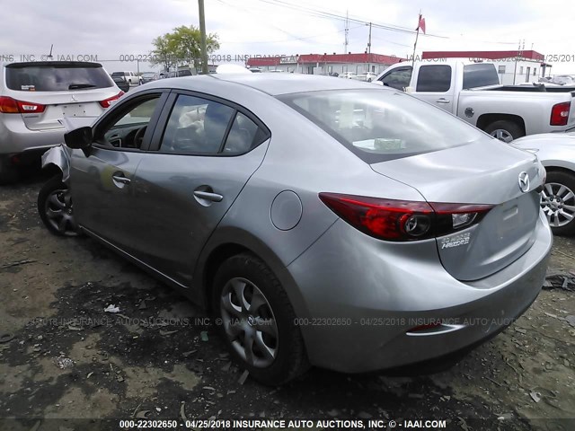 JM1BM1T75F1267617 - 2015 MAZDA 3 SV GRAY photo 3