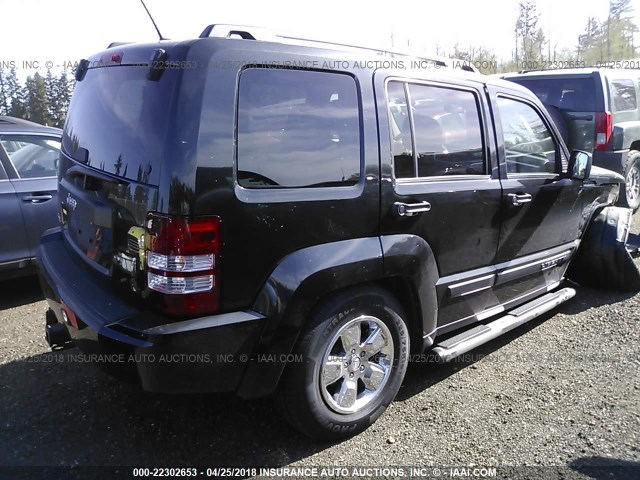 1J4PN2GK7AW119031 - 2010 JEEP LIBERTY SPORT 黑色 照片 4