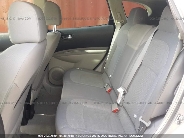 JN8AS5MV6DW132480 - 2013 NISSAN ROGUE S/SV GRAY photo 8