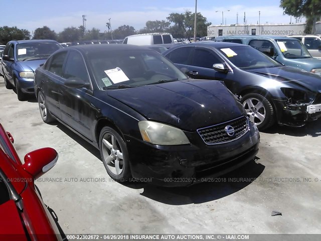 1N4BL11D55C397627 - 2005 NISSAN ALTIMA SE/SL/SE-R BLACK photo 1