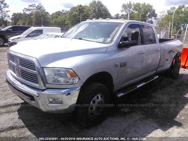 3C63DRHLXCG241740 - 2012 DODGE RAM 3500 SLT GRAY photo 2