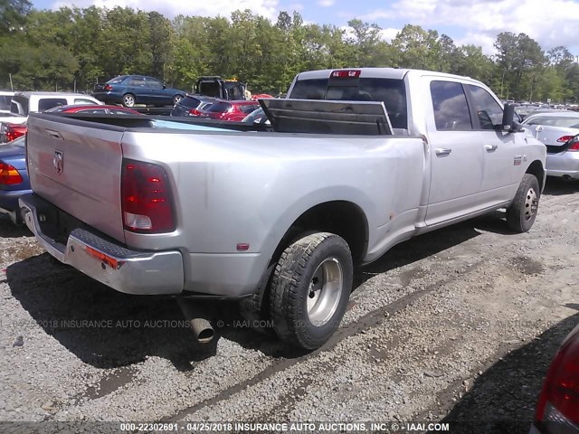 3C63DRHLXCG241740 - 2012 DODGE RAM 3500 SLT GRAY photo 4