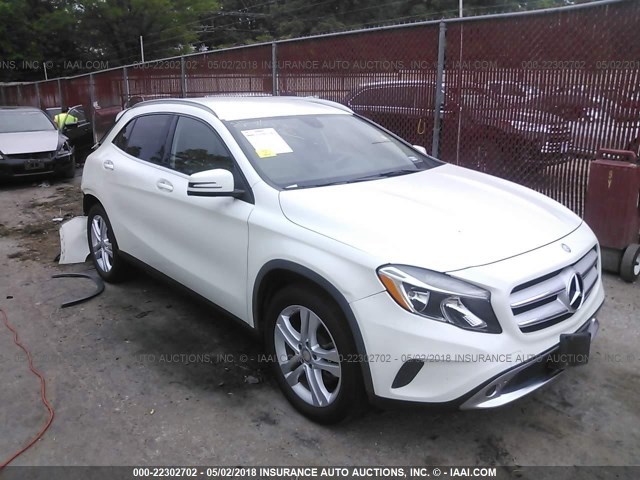 WDCTG4GB9FJ099602 - 2015 MERCEDES-BENZ GLA 250 4MATIC WHITE photo 1