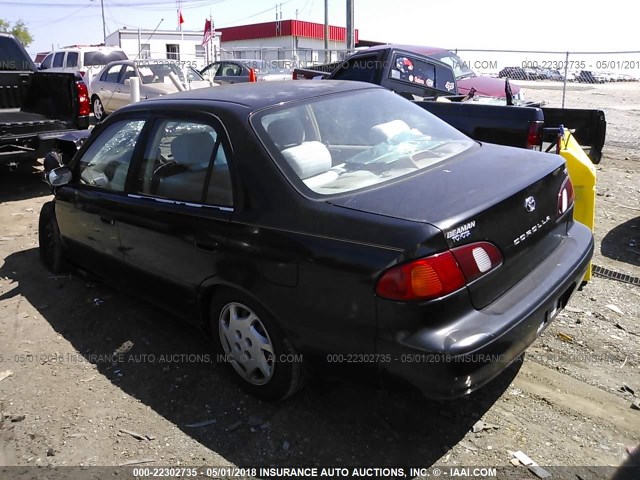 2T1BR12E3YC323375 - 2000 TOYOTA COROLLA VE/CE/LE BLACK photo 3