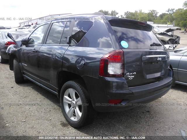 1C4NJDEB5FD321523 - 2015 JEEP COMPASS LATITUDE 灰色 照片 3