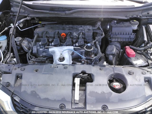 19XFB2F92DE008362 - 2013 HONDA CIVIC EXL BLACK photo 10