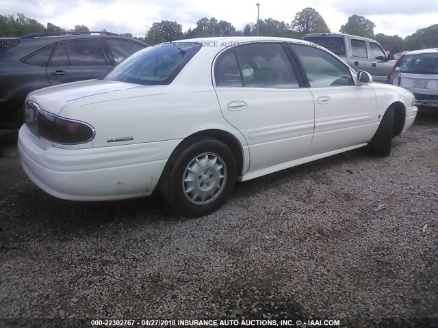 1G4HP54K92U229274 - 2002 BUICK LESABRE CUSTOM WHITE photo 4