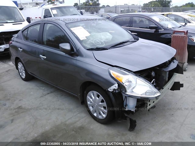 3N1CN7AP3GL896345 - 2016 NISSAN VERSA S/S PLUS/SV/SL GRAY photo 1