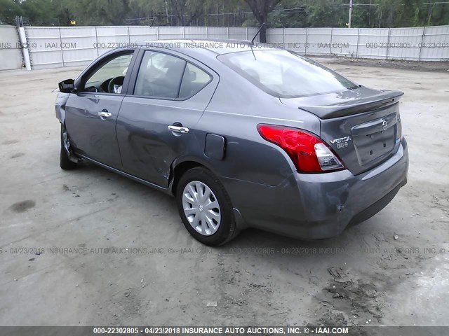 3N1CN7AP3GL896345 - 2016 NISSAN VERSA S/S PLUS/SV/SL GRAY photo 3