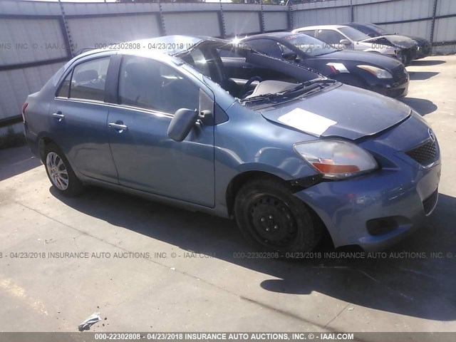 JTDBT903791335486 - 2009 TOYOTA YARIS BLUE photo 1