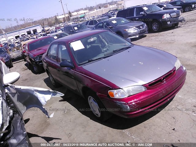 2T1BR12E0XC136450 - 1999 TOYOTA COROLLA VE/CE/LE 栗色 照片 1