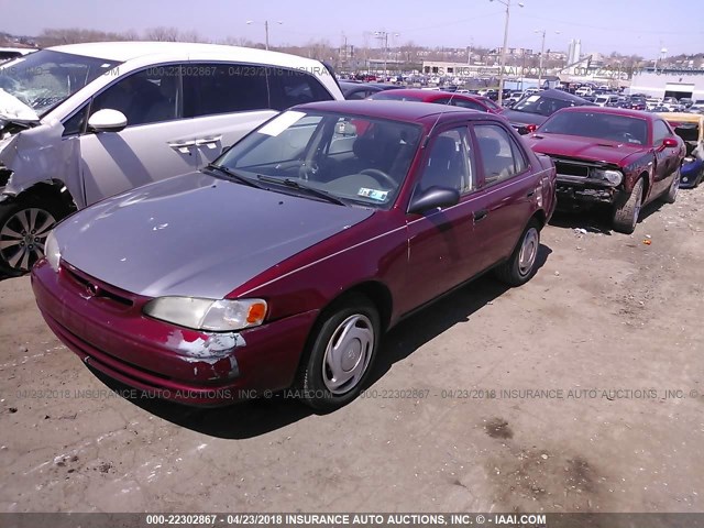 2T1BR12E0XC136450 - 1999 TOYOTA COROLLA VE/CE/LE 栗色 照片 2