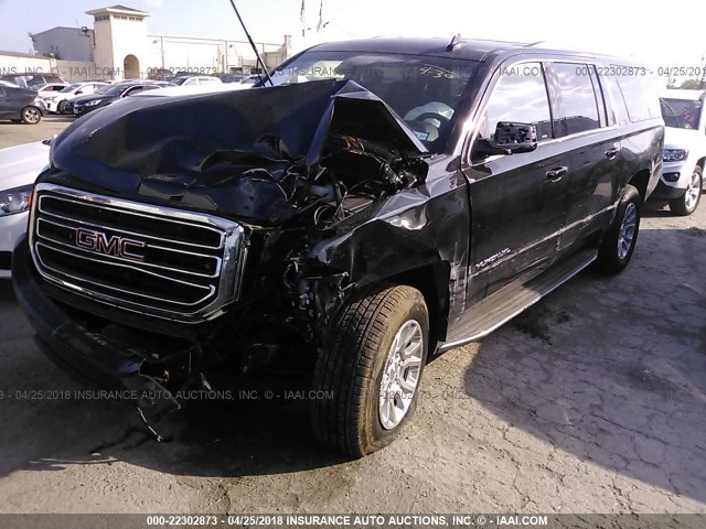 1GKS1GKC2JR304437 - 2018 GMC YUKON XL C1500 SLT BLACK photo 2