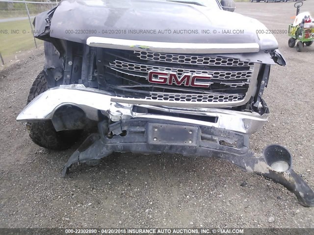 1GT4K1BG8AF152067 - 2010 GMC SIERRA K2500 SLT GRAY photo 6