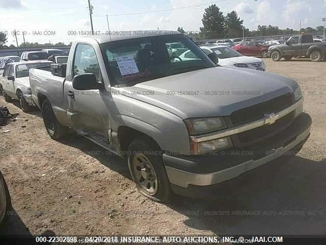 3GCEC14V86G198470 - 2006 CHEVROLET SILVERADO C1500 SILVER photo 1