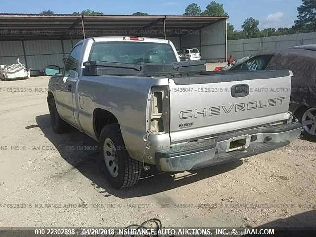 3GCEC14V86G198470 - 2006 CHEVROLET SILVERADO C1500 SILVER photo 3