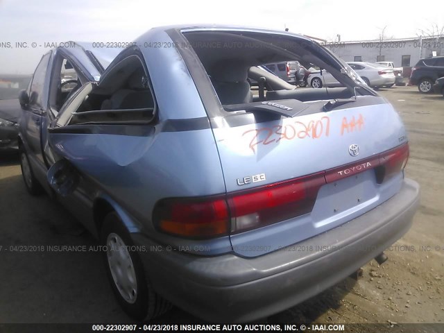 JT3AC14R6S1163828 - 1995 TOYOTA PREVIA LE BLUE photo 3