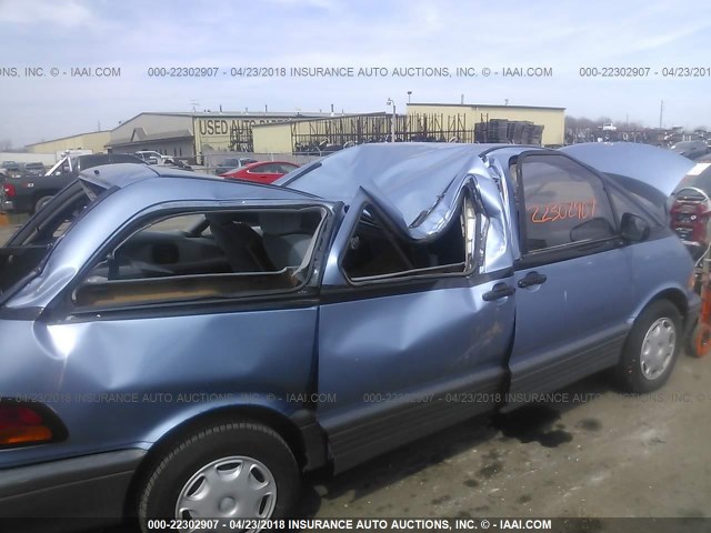 JT3AC14R6S1163828 - 1995 TOYOTA PREVIA LE BLUE photo 6