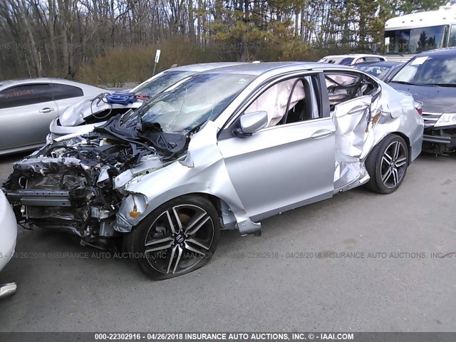 1HGCR2F55HA068366 - 2017 HONDA ACCORD SPORT 银色 照片 2