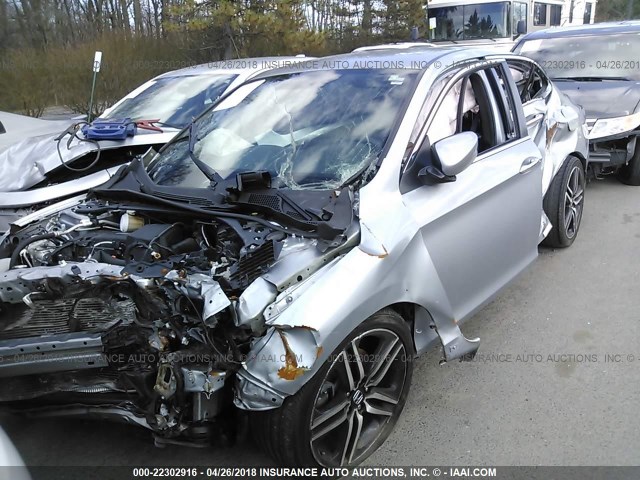 1HGCR2F55HA068366 - 2017 HONDA ACCORD SPORT 银色 照片 6