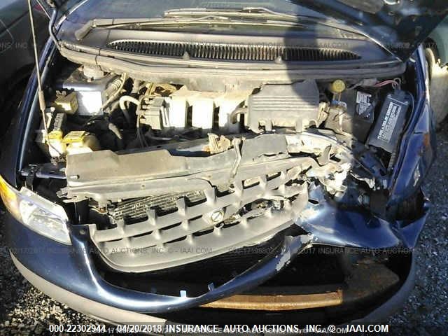 2C4GJ24G3YR752940 - 2000 CHRYSLER GRAND VOYAGER  BLUE photo 10