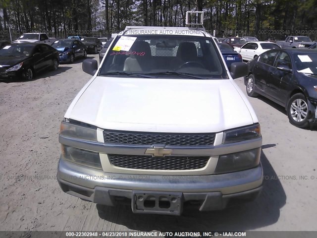 1GBGSBFE6B8133961 - 2011 CHEVROLET COLORADO WHITE photo 6