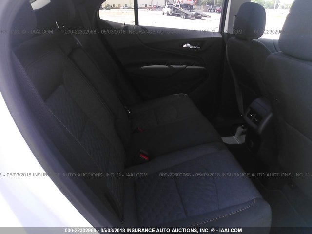 2GNAXJEV8J6201753 - 2018 CHEVROLET EQUINOX LT WHITE photo 8