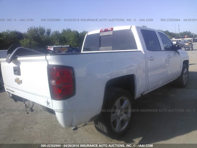 3GCPCREC3GG358289 - 2016 CHEVROLET SILVERADO C1500 LT WHITE photo 4