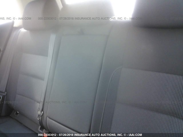 WVWAB7AJ1CW291768 - 2012 VOLKSWAGEN GOLF BLACK photo 8