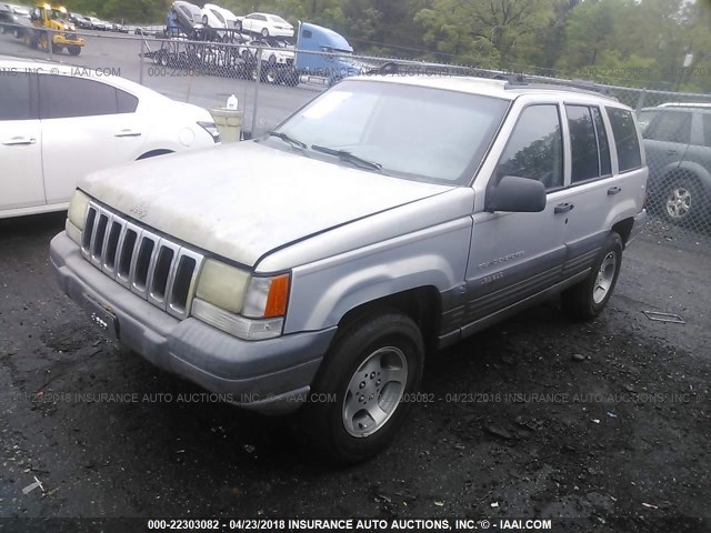 1J4FX58S1VC577712 - 1997 JEEP GRAND CHEROKEE LAREDO/TSI GRAY photo 2