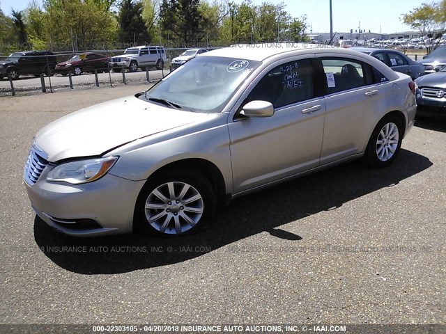 1C3CCBBB3DN571204 - 2013 CHRYSLER 200 TOURING GOLD photo 2