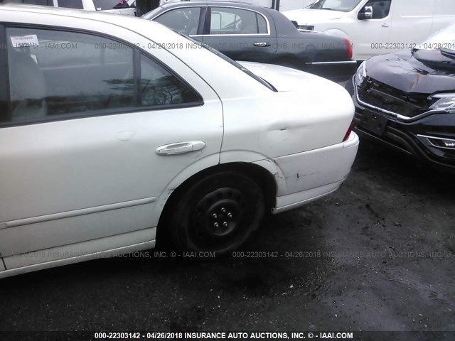 1LNFM87A46Y610128 - 2006 LINCOLN LS WHITE photo 6