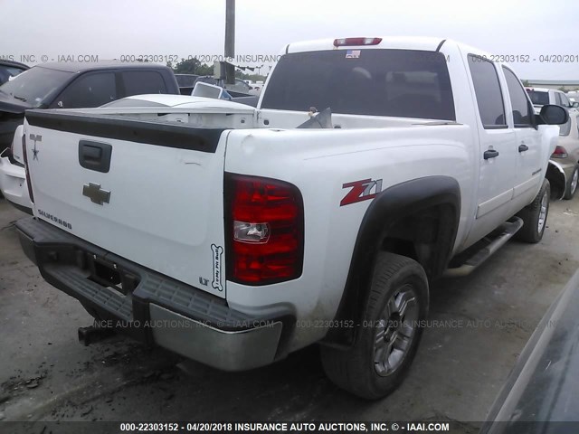 3GCEC13J97G534448 - 2007 CHEVROLET SILVERADO C1500 CREW CAB WHITE photo 4