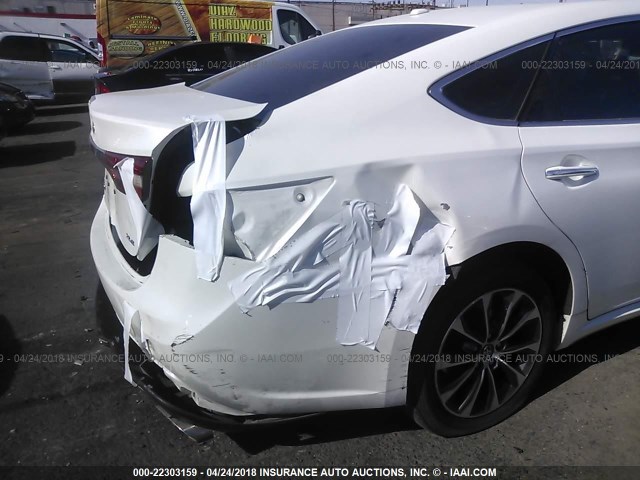 4T1BK1EB7GU224481 - 2016 TOYOTA AVALON XLE PLUS/PREMIUM/TOUR/LTD WHITE photo 6