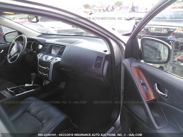 JN8AZ18W69W110672 - 2009 NISSAN MURANO S/SL/LE GRAY photo 5