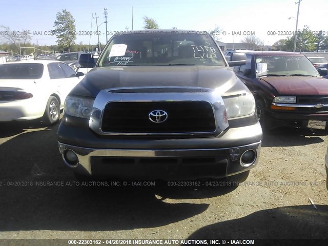 5TFBV54148X035539 - 2008 TOYOTA TUNDRA DOUBLE CAB/DOUBLE CAB SR5 BROWN photo 6