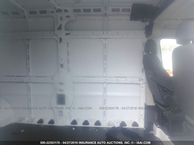 3C6URVJG2HE524891 - 2017 RAM PROMASTER 3500 3500 HIGH WHITE photo 8