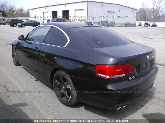 WBAWV53509P080658 - 2009 BMW 328 XI SULEV BLACK photo 3