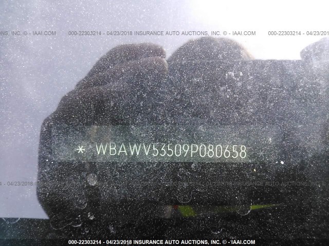WBAWV53509P080658 - 2009 BMW 328 XI SULEV BLACK photo 9