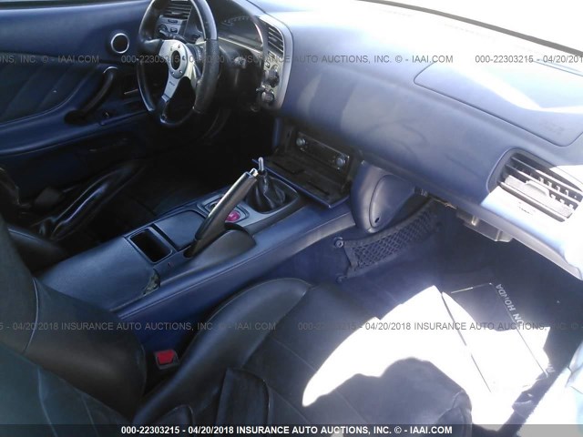 JHMAP11432T008343 - 2002 HONDA S2000 GRAY photo 5